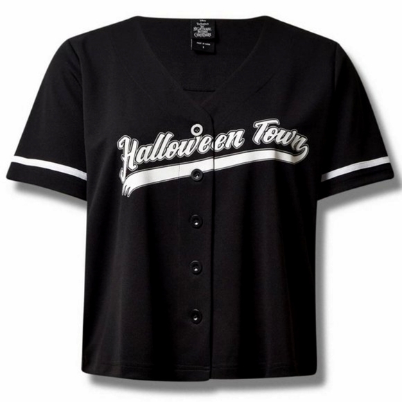 ❤️NWT VINTAGE TORRIID NIGHTMARE BEFORE CHRISTMAS BASEBALL JERSEY SHIRT - SIZE 2X - Picture 9 of 11